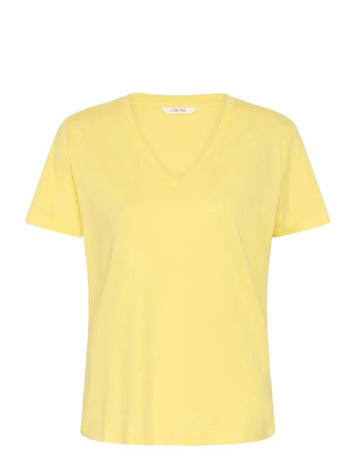 Cream | Crnaia Deep V-Neck T-Shirt | XL