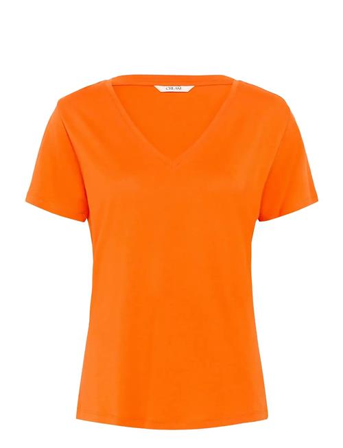 Cream | Crnaia Deep V-Neck T-Shirt | S