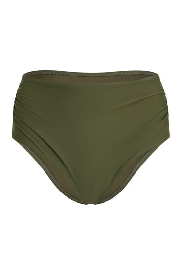 Hunkemöller Høj talje Cheeky Shaping Bikini-Bund Luna Grøn
