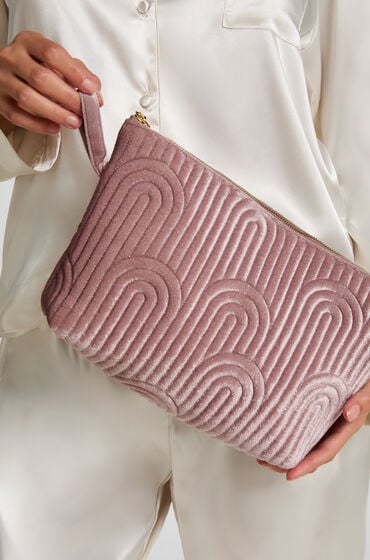 Hunkemöller Stor makeuptaske i velour
