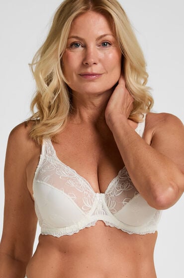 Hunkemöller Ikke-formstøbt bøjle-bh Diva Hvid