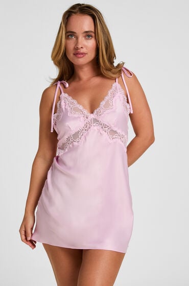 Hunkemöller Slipdress Camelia Lyserød
