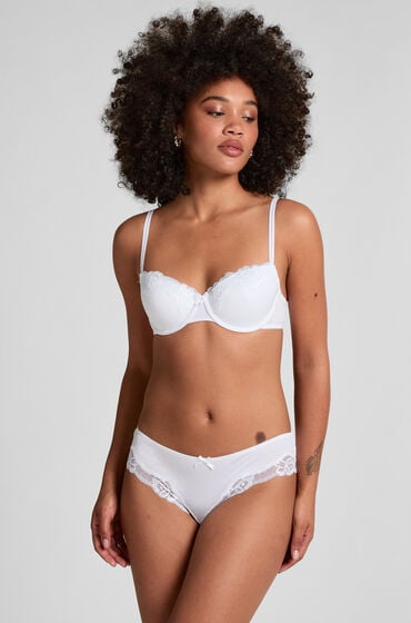 Hunkemöller Trusse Secret Lac Hvid