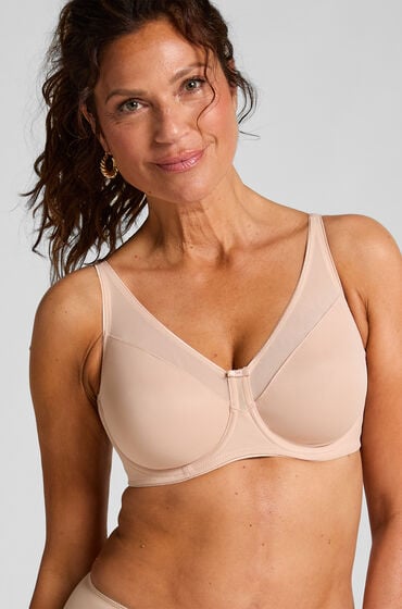 Hunkemöller Ikke-formstøbt minimizer bøjle-bh Nina Orange
