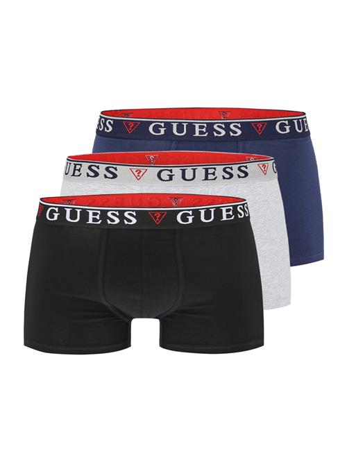 GUESS Boksershorts 'BRIAN'  blå / lysegrå / sort / hvid