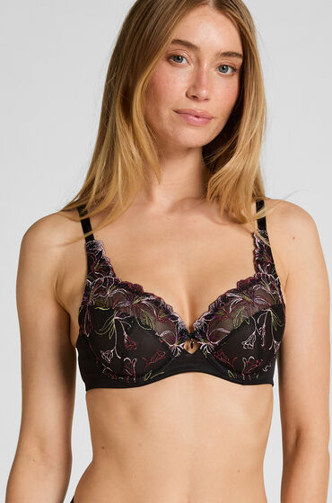 Hunkemöller Ikke-formstøbt bøjle-bh Lily Sort
