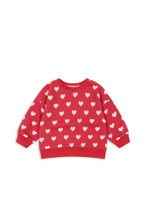 Konges Sløjd Loupy Lou Sweatshirt Amour Jazzy  Amour Jazzy 3 Y  Rød  3 år  Piger