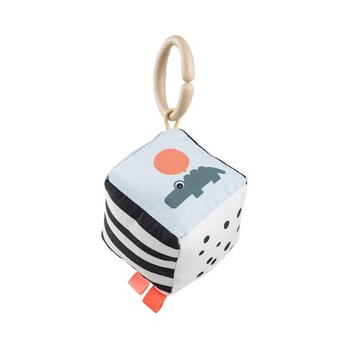 Done by Deer Happy Clouds Kontrast Baby Cube Colour Mix  Colour mix-OS  Blå  One Size  Drenge, Piger