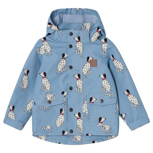 Kuling Stockholm Skaljakke Dove Blue Dalmatian  Dove Blue Dalmatian 110 cm Shell Blå  110 cm  Drenge, Piger