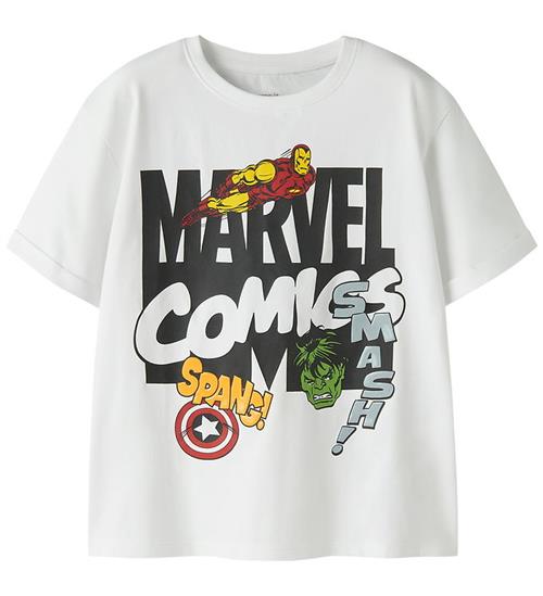 Name It T-shirt - Marvel - NkmAlfi - Bright White