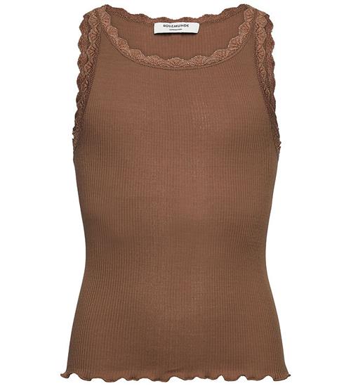 Rosemunde Top - RkBalta - Rib - Modal/Bomuld - Coca Mocha