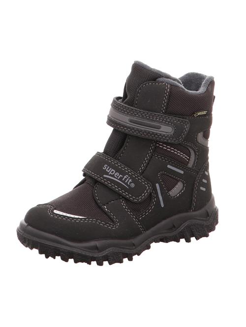 SUPERFIT Snowboots 'Husky'  mørkebrun / grå / pastellilla / hvid