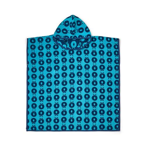 Småfolk Håndklæde-poncho Blue Atoll  Blue Atoll 5-8 Y  Blå  5-8 år  Drenge