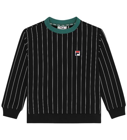 Fila Sweatshirt - Lubaco - Black/Egret Striped