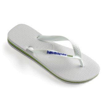 Havaianas Brasil Logo Hvid Str 47/48