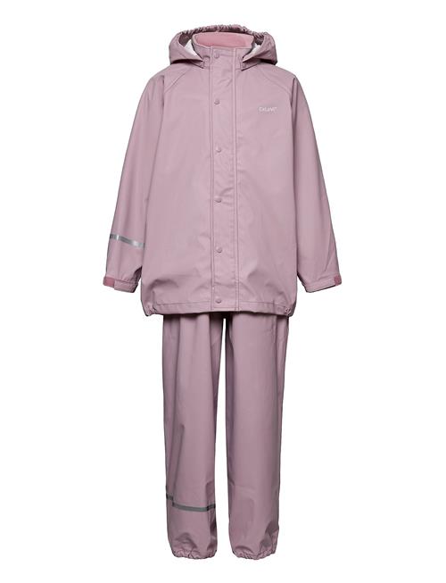 CeLaVi | Basic Rainwear Set -Solid Pu | 128-134