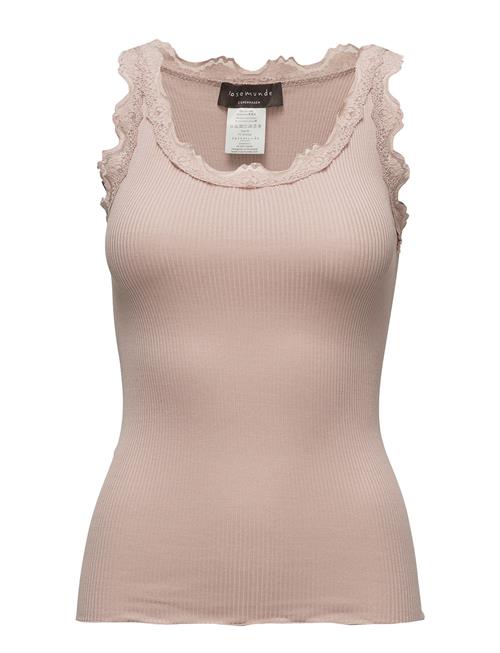 Rosemunde | Rwbabette Silk Sl U-Neck Long Lace Top | XL