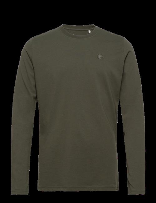 Knowledge Cotton Apparel | Badge Long Sleeve - Gots/Vegan | L