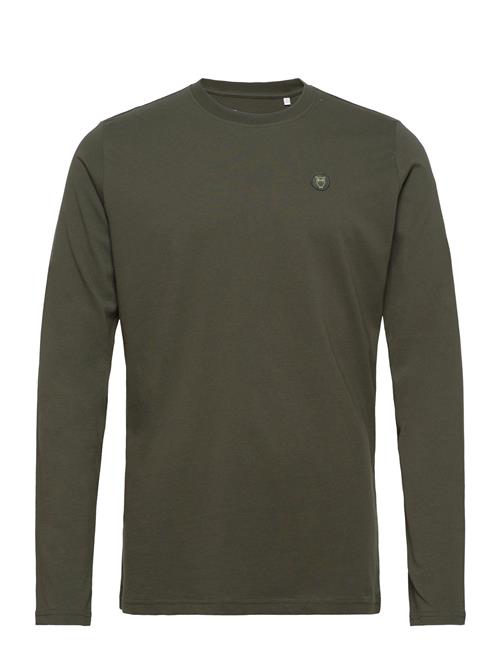 Knowledge Cotton Apparel | Viggo Badge Long Sleeve - Regenerat | XXXL