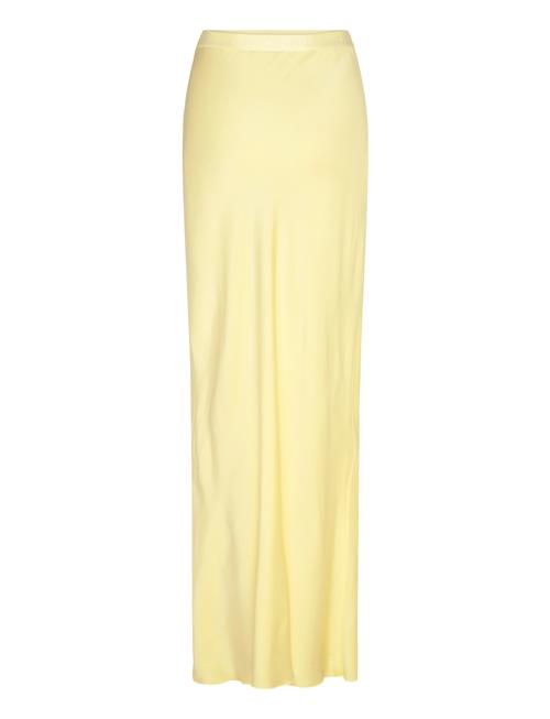 Ahlvar Gallery | Hana Long Logo Satin Skirt | S