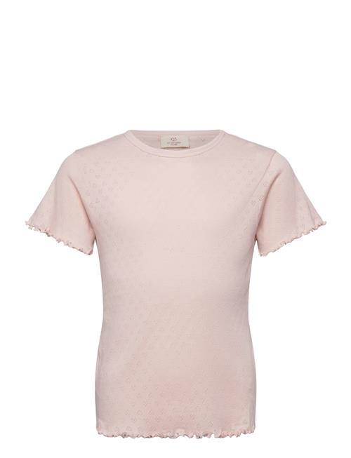 Copenhagen Colors | Pointelle Heart T-Shirt | 134