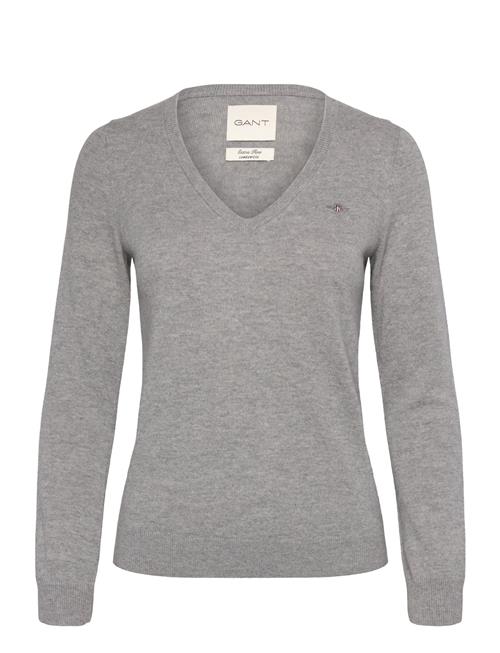 Gant | Extrafine Lambswool Blend V-Neck | M