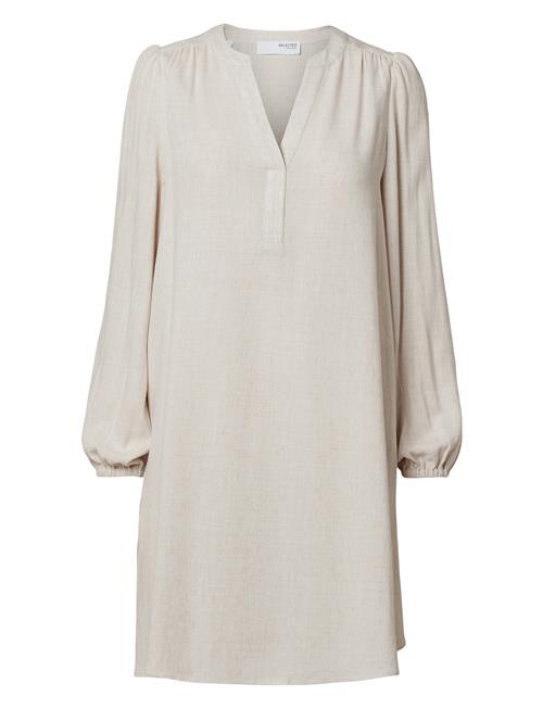 Selected | Slfviva Ls Short V-Neck Dress Noos | 38