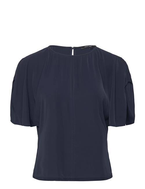 French Connection | Carmen Crepe Flare Sleeve Top | XS