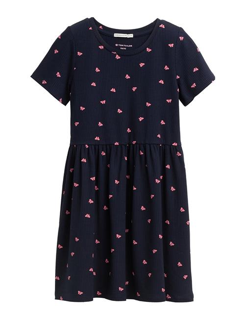 Tom Tailor | All Over Printed Rib Dress | 116 x 122