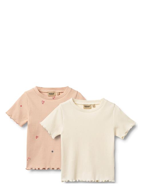 Wheat | 2 Rib T-Shirt S/S Alicia | 122