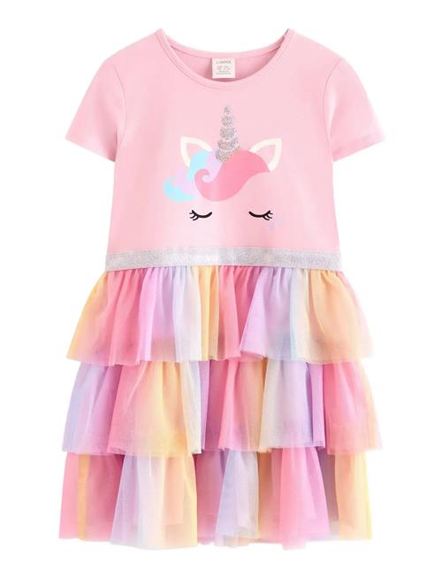 Lindex | Short-Sleeved Flounce Dress | 98