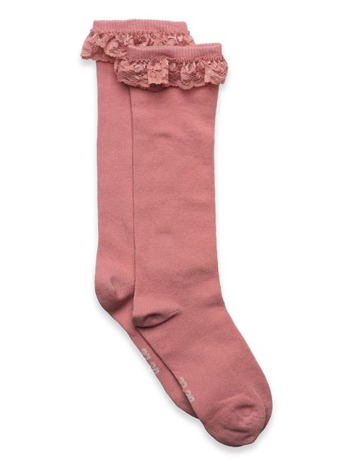 Minymo | Knee Sock W. Lace | 27\30