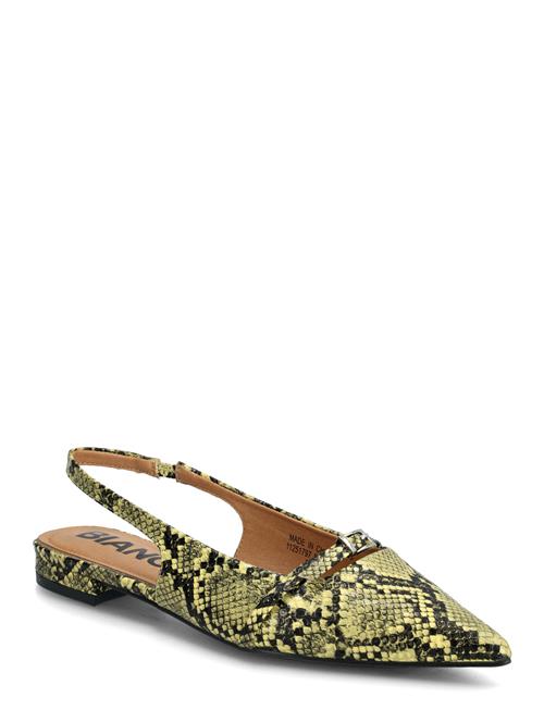 Bianco | Biabari Pointy Flat Slingback Faux Leather | 36