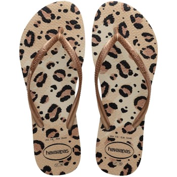 Havaianas Slim Animals Beige Str 41/42 Dame