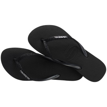 Havaianas Slim Glitter II Sort Str 43/44 Dame