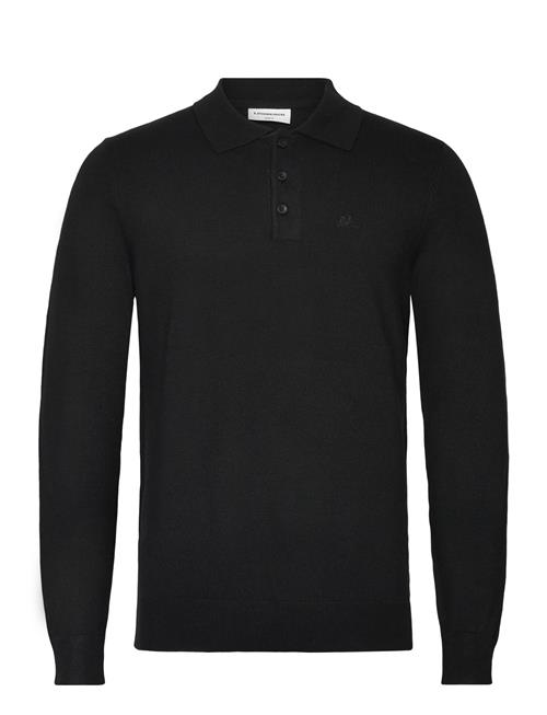 Lindbergh | Long Sleeve Knitted Poloshirt | M