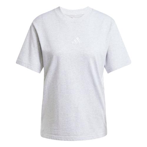 ADIDAS SPORTSWEAR Funktionsbluse 'Essentials'  grå-meleret / hvid