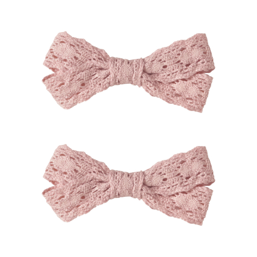 LIL ATELIER 2-Pak Hårspænder Lola Peach Whip