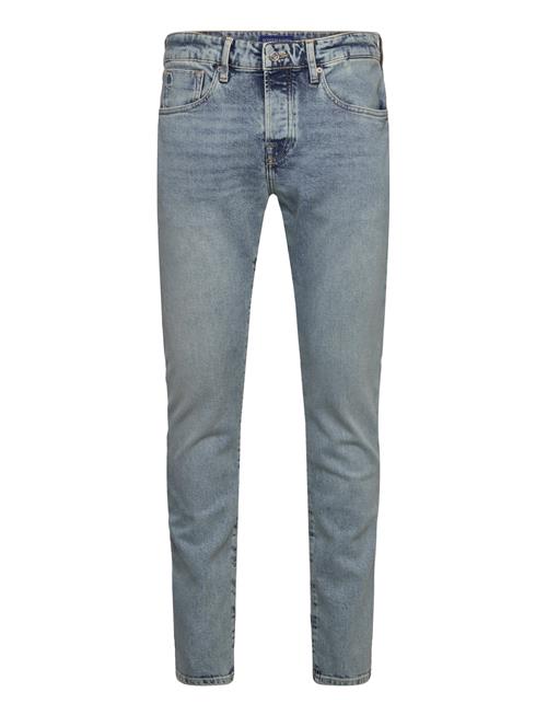 Scotch & Soda | Core Ralston In Organic Cotton Aqua Blue | 32 x 34