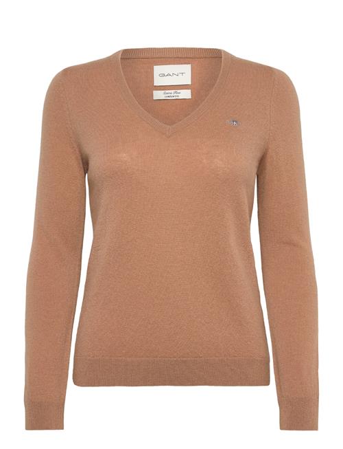 Gant | Extrafine Lambswool Blend V-Neck | M