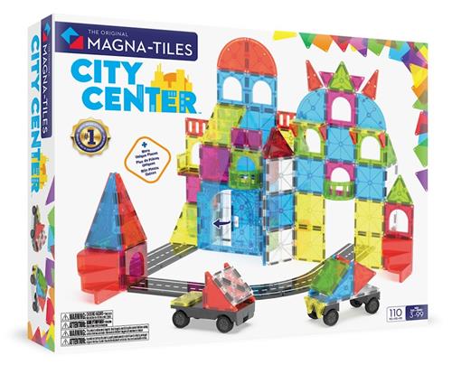 Magna-Tiles MAGNA-TILES City Center 110 Stk. Multi  Multi-3 Years+  Grøn  One Size 3+ Years Drenge, Piger
