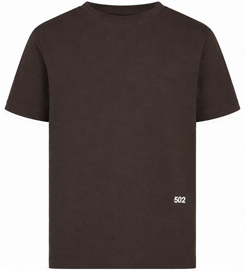 Hound T-shirt - HdAnton - Dark Brown m. Print