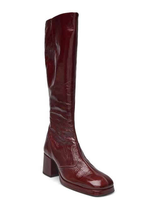 MIISTA | Donna Crinkle Brown Tall Boots | 40