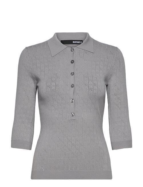 ROTATE | Pointelle Polo Shirt | 32