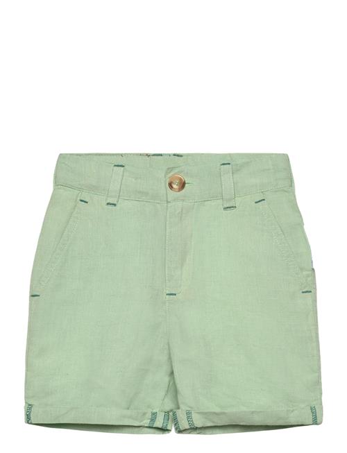 Geggamoja | Linen Shorts Blue | 98/104