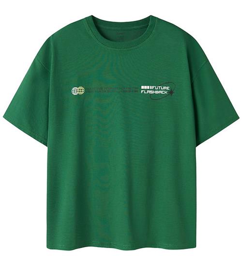 Name It T-shirt - NkmLap - Verdant Green
