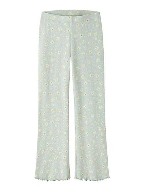 NAME IT Bukser Vemia Pale Aqua Flowers