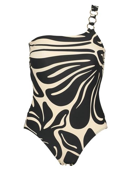 Missya | Capri One Shoulder Aop Swimsuit | 38