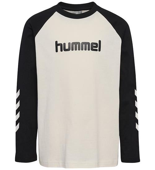Hummel Bluse - hmlJR LOGO - Marshmallow/Sort