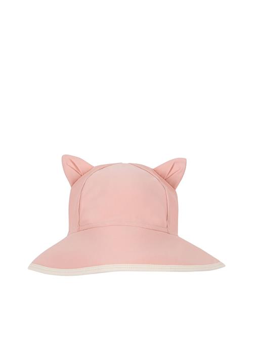 Konges Sløjd Kitty Badehætte Powder Pink  Powder Pink 12-18 months  Lyserød  12-18 måneder  Piger
